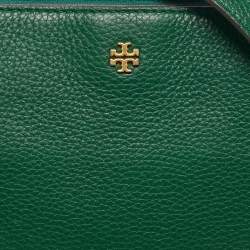 مملوكة مسبقًا حقيبة كروس توري برش جلد أخضر بسحاب ميرسر