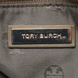 مملوكة مسبقًا Tory Burch Marion Whipstitch Brown Suede Chain Tote