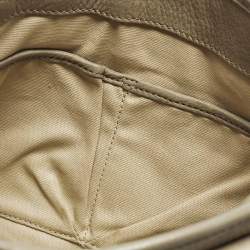 Pre Owned حقيبة كتف قلاب توري برش أماندا جلد بيج