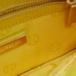 مملوكة مسبقًا Tory Burch  Diana Yellow Saffiano Leather Flap Clutch
