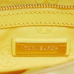مملوكة مسبقًا Tory Burch  Diana Yellow Saffiano Leather Flap Clutch