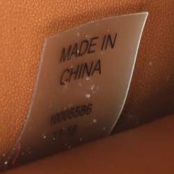 Pre Owned حقيبة كروس توري برش ميلير سيور خوص وجلد أسود/ بيج بقلاب