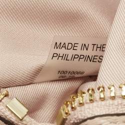 Pre Owned Tory Burch Perry Bombe Mini Pink Leather Crossbody Bag