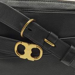 مملوكة مسبقًا حقيبة كاميرا توري بورش جميني لينك جلد أسود كروس بودي