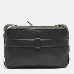 مملوكة مسبقًا حقيبة كاميرا توري بورش جميني لينك جلد أسود كروس بودي