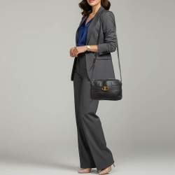 مملوكة مسبقًا حقيبة كاميرا توري بورش جميني لينك جلد أسود كروس بودي