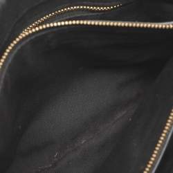 Pre Owned حقيبة كتف توري برش تشيلسي جلد أسود