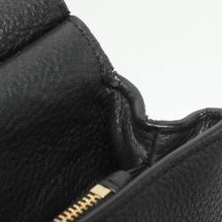 Pre Owned حقيبة كتف توري برش تشيلسي جلد أسود