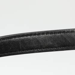 Pre Owned Tory Burch Alexa Black Leather Satchel