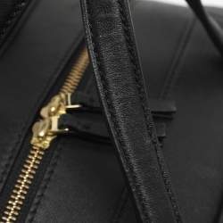 Pre Owned Tory Burch Alexa Black Leather Satchel