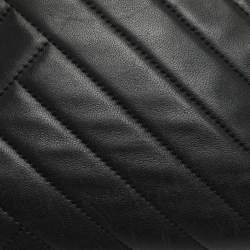 Pre Owned Tory Burch Alexa Black Leather Satchel