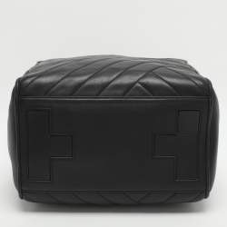 Pre Owned Tory Burch Alexa Black Leather Satchel