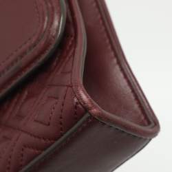 مملوكة مسبقًا حقيبة كتف توري برش فليمنغ جلد أحمر صغيرة