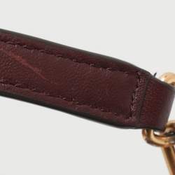 مملوكة مسبقًا حقيبة كتف توري برش فليمنغ جلد أحمر صغيرة