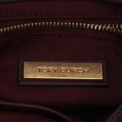 مملوكة مسبقًا حقيبة كتف توري برش فليمنغ جلد أحمر صغيرة