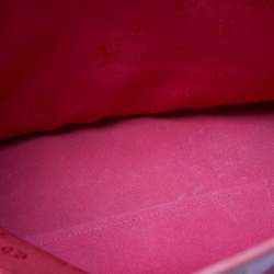 Pre Owned Tory Burch York Buckle Large Red Leather Shopper Tote