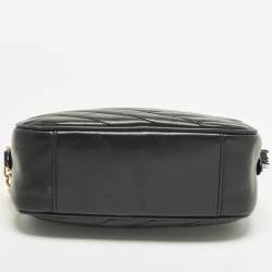 Pre Owned حقيبة كروس توري برش كيرا جلد مبطن أسود للكاميرا