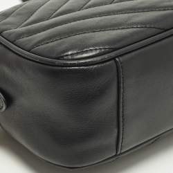 Pre Owned حقيبة كروس توري برش كيرا جلد مبطن أسود للكاميرا