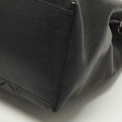 مملوكة مسبقًا Tory Burch Fleming Black Leather Chain Tote