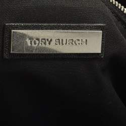 مملوكة مسبقًا Tory Burch Fleming Black Leather Chain Tote