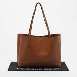 مملوكة مسبقًا Tory Burch Blake Brown Leather Tote