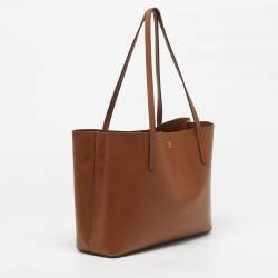 مملوكة مسبقًا Tory Burch Blake Brown Leather Tote