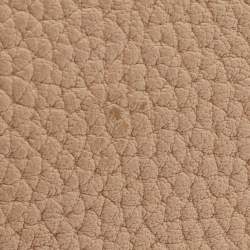 Pre Owned حقيبة يد توتس توري برش شعار جلد بيج رملي