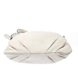 Pre Owned حقيبة كروس توري برش جلد كريمي