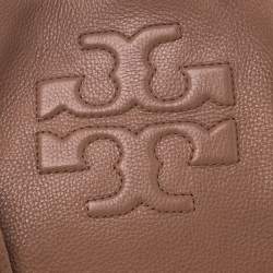 مملوكة مسبقًا Tory Burch Tan Leather Shopper Tote 