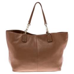 مملوكة مسبقًا Tory Burch Tan Leather Shopper Tote 