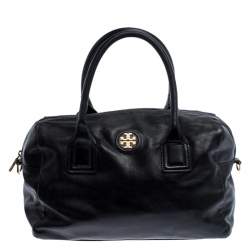 Leather handbag Tory Burch Black in Leather - 25522208