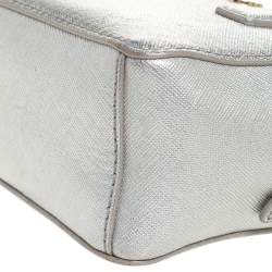 مملوكة مسبقًا حقيبة توري برش مايكرو جلد رمادية ميالك 