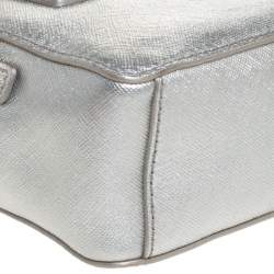 مملوكة مسبقًا حقيبة توري برش مايكرو جلد رمادية ميالك 