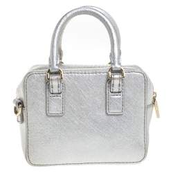 مملوكة مسبقًا حقيبة توري برش مايكرو جلد رمادية ميالك 