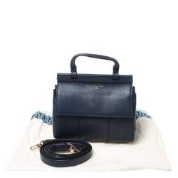 مملوكة مسبقًا حقيبة كروس توري برش جلد زرقاء