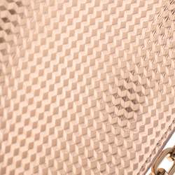 مملوكة مسبقًا Tory Burch Metallic Rose Gold Leather Crossbody Bag