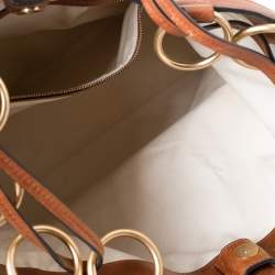 Pre Owned Tory Burch Multicolor Snakeskin and Leather Farah Patchwork Hobo