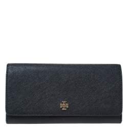 Tory Burch Bags | Tory Burch Emerson Zip Continental Wallet | Color: Black | Size: Os | Dysngirl's Closet