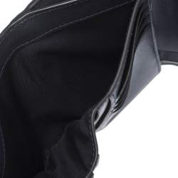 Pre Owned محفظة توري برش كومباكت روبينسون جلد أسود