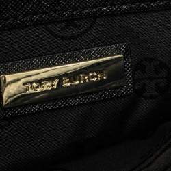 Pre Owned Tory Burch Black Leather Diana Clutch