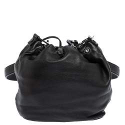 مملوكة مسبقًا حقيبة كروس توري برش أربطة جلد سوداء