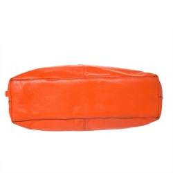 مملوكة مسبقًا Tory Burch Orange Leather Shopper Tote