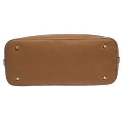 Pre Owned حقيبة توري برش قبة روبينسون جلد بنية