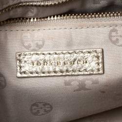 مملوكة مسبقًا Tory Burch Gold Leather Mercer Shoulder Bag