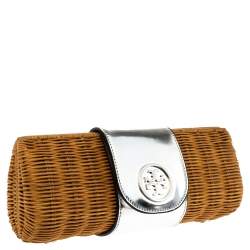 tory burch wicker clutch