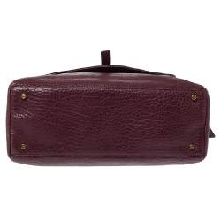 مملوكة مسبقًا حقيبة توري برش يد علوية جلد بنفسجية