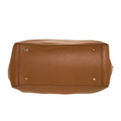 Pre Owned Tory Burch Brown Leather Satchel