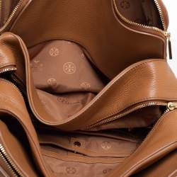 Pre Owned Tory Burch Brown Leather Satchel