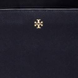 مملوكة مسبقًا حقيية توري برش يورك جلد أزرق كحلي