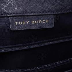 مملوكة مسبقًا حقيية توري برش يورك جلد أزرق كحلي